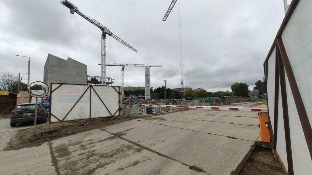 Cyber City 1 etapas (Švitrigailos g. 32) - Office center - construction photos