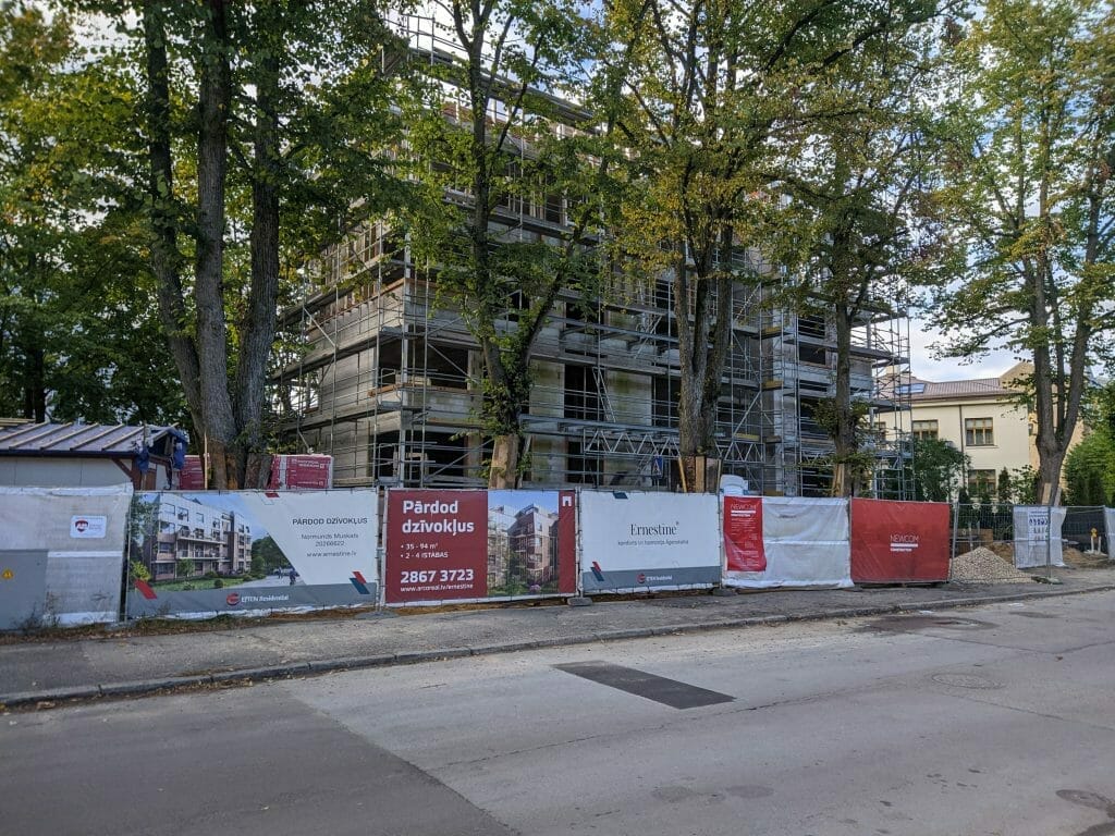 Ernestine (Ernestīnes iela 6a) - Multi apartment - construction photos