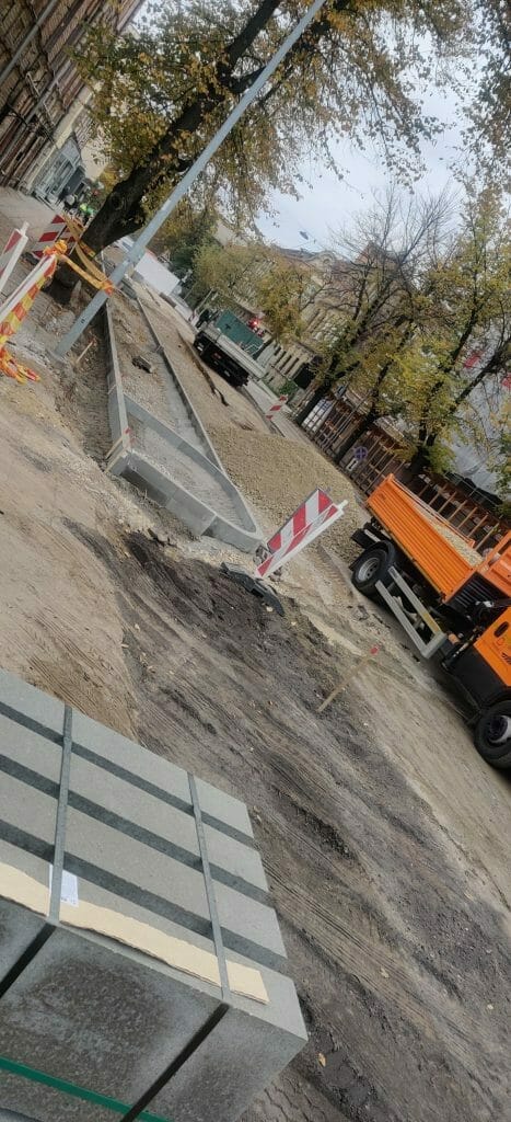 Ramaus eismo T. Ševčenkos g. (T. Ševčenkos g.) - Street - construction photos