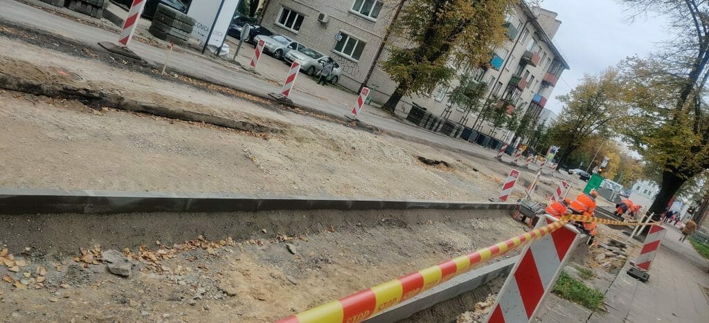 Ramaus eismo T. Ševčenkos g. (T. Ševčenkos g.) - Street - construction photos