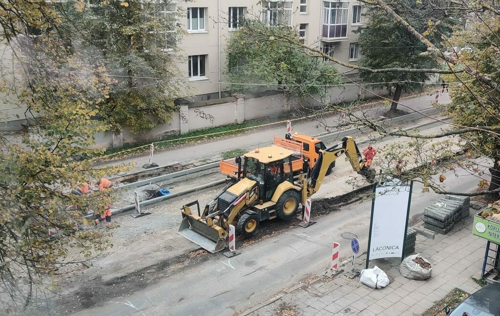 Ramaus eismo T. Ševčenkos g. (T. Ševčenkos g.) - Street - construction photos