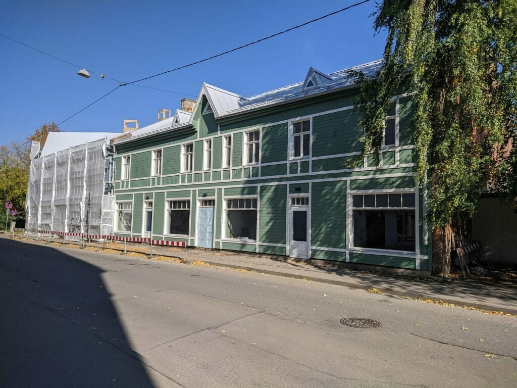 Katrīnas pagalms (Katrīnas dambis 6, Piena iela 2, 4) - Daugiabutis - statybų nuotraukos