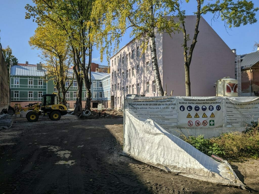 Katrīnas pagalms (Katrīnas dambis 6, Piena iela 2, 4) - Daugiabutis - statybų nuotraukos