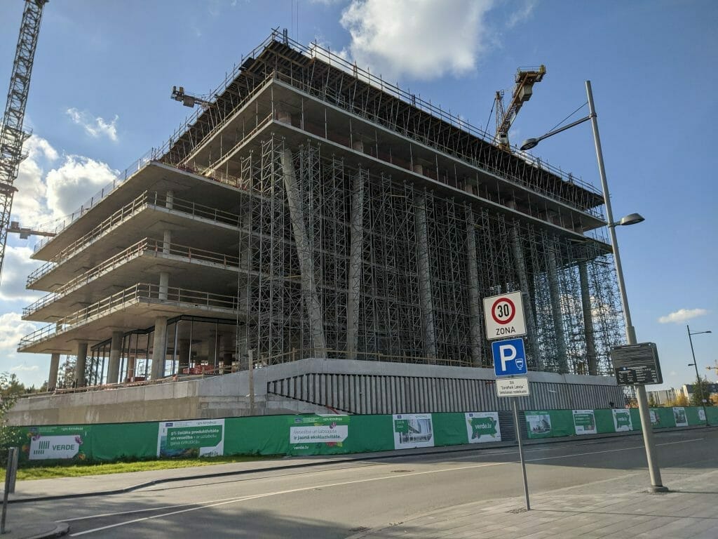 Verde 1. kārta - "A","B" ēkas (Roberta Hirša iela 1) - Office center - construction photos