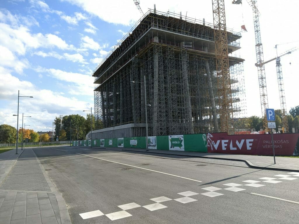 Verde 1. kārta - "A","B" ēkas (Roberta Hirša iela 1) - Office center - construction photos