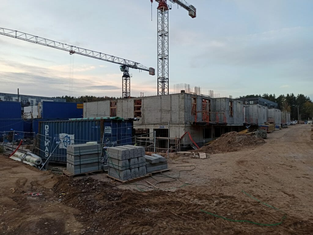 Lazdynėlių vingis 7-8 etapai (Žaibo g. 5, 7) - Multi apartment - construction photos