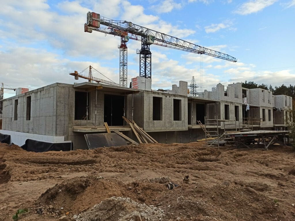 Lazdynėlių vingis 7-8 etapai (Žaibo g. 5, 7) - Multi apartment - construction photos