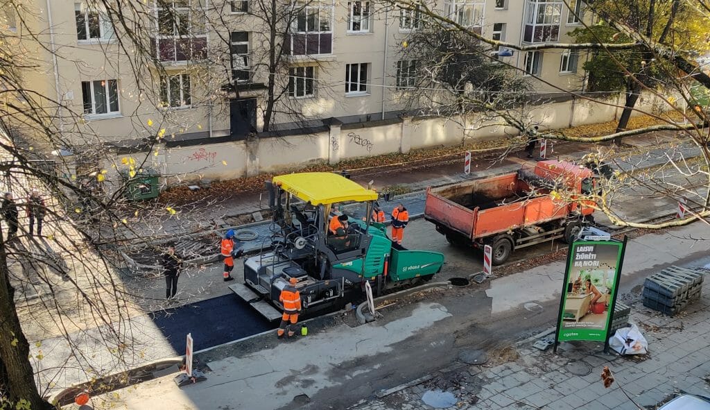 Ramaus eismo T. Ševčenkos g. (T. Ševčenkos g.) - Street - construction photos