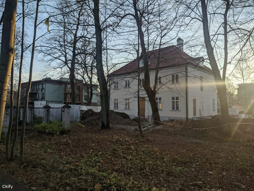 Ēbeļmuižas pārbūve (Zaļenieku iela 21) - Cultural center - construction photos