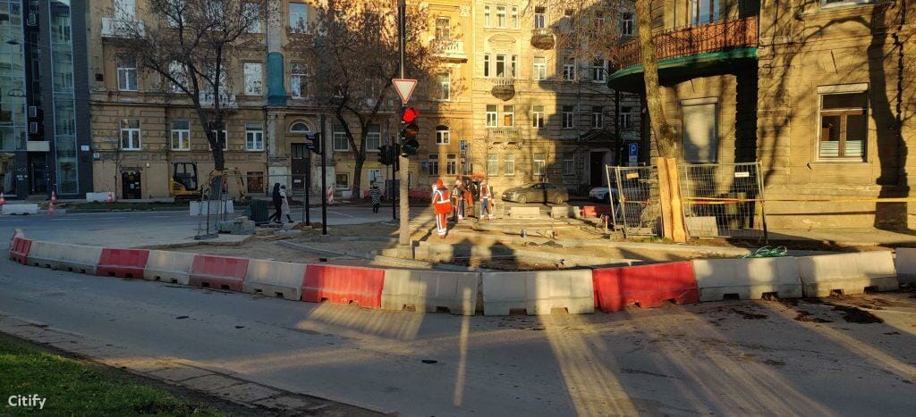 Algirdo g. dviračių takas (Algirdo g.) - Jalgrattatee, Tänav - ehituse fotod