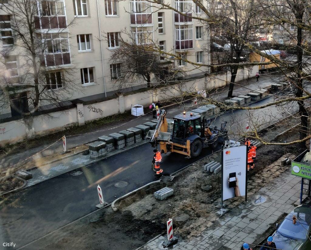 Ramaus eismo T. Ševčenkos g. (T. Ševčenkos g.) - Street - construction photos