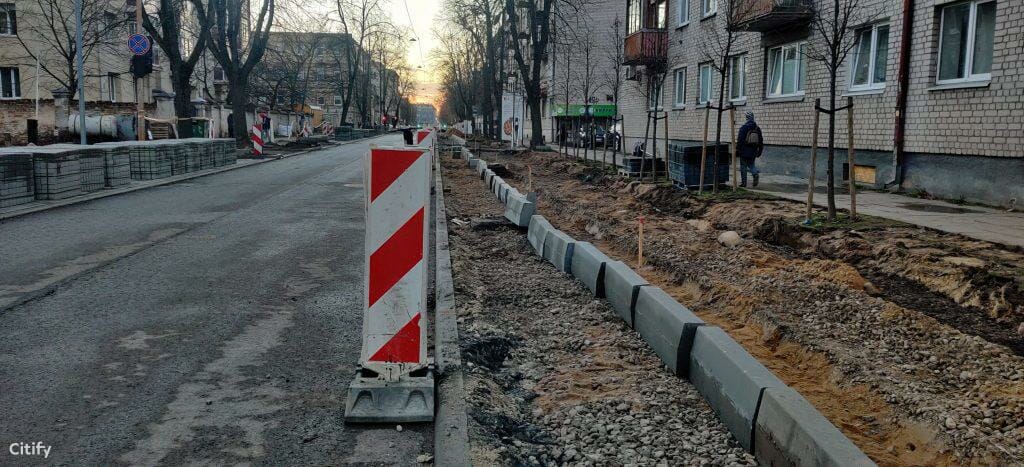 Ramaus eismo T. Ševčenkos g. (T. Ševčenkos g.) - Street - construction photos