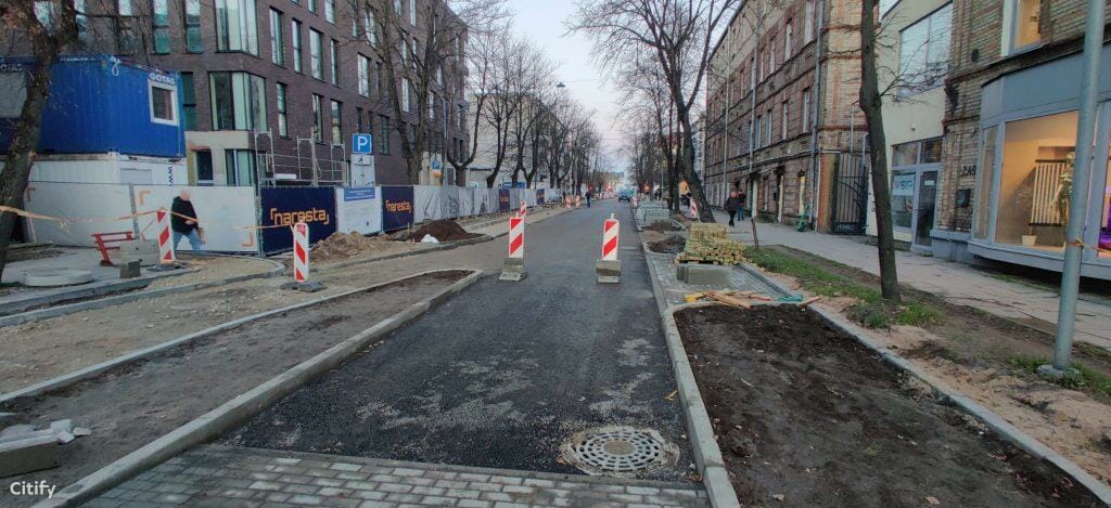 Ramaus eismo T. Ševčenkos g. (T. Ševčenkos g.) - Street - construction photos