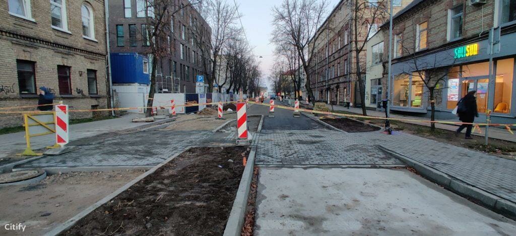 Ramaus eismo T. Ševčenkos g. (T. Ševčenkos g.) - Street - construction photos