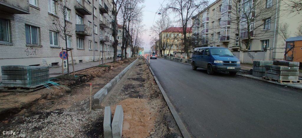 Ramaus eismo T. Ševčenkos g. (T. Ševčenkos g.) - Street - construction photos