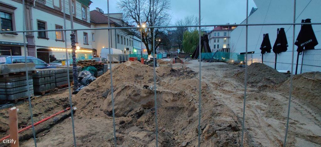 Vingrių šaltinių skveras (Vingrių g.) - Square - construction photos