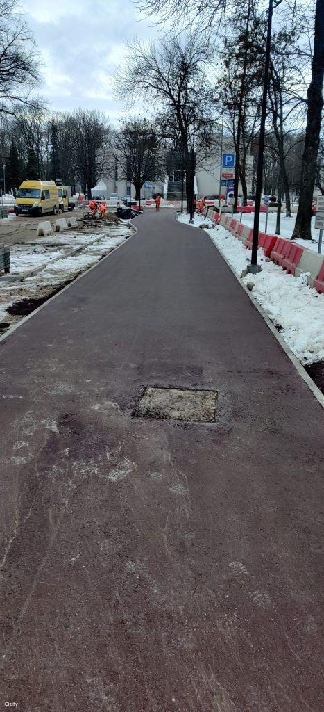 Algirdo g. dviračių takas (Algirdo g.) - Jalgrattatee, Tänav - ehituse fotod