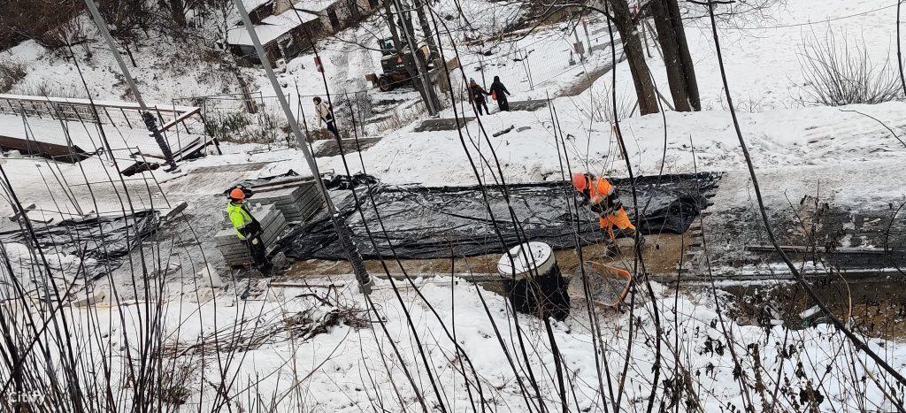 Vingrių šaltinių skveras (Vingrių g.) - Square - construction photos