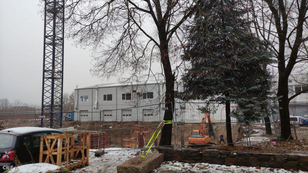 City Yard (Kareivių g. 2D) - Multi apartment - construction photos