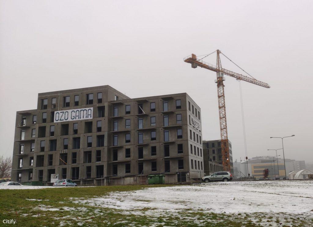 Ozo gama (Kalvarijų g. 204B) - Viešbutis, Daugiabutis - statybų nuotraukos