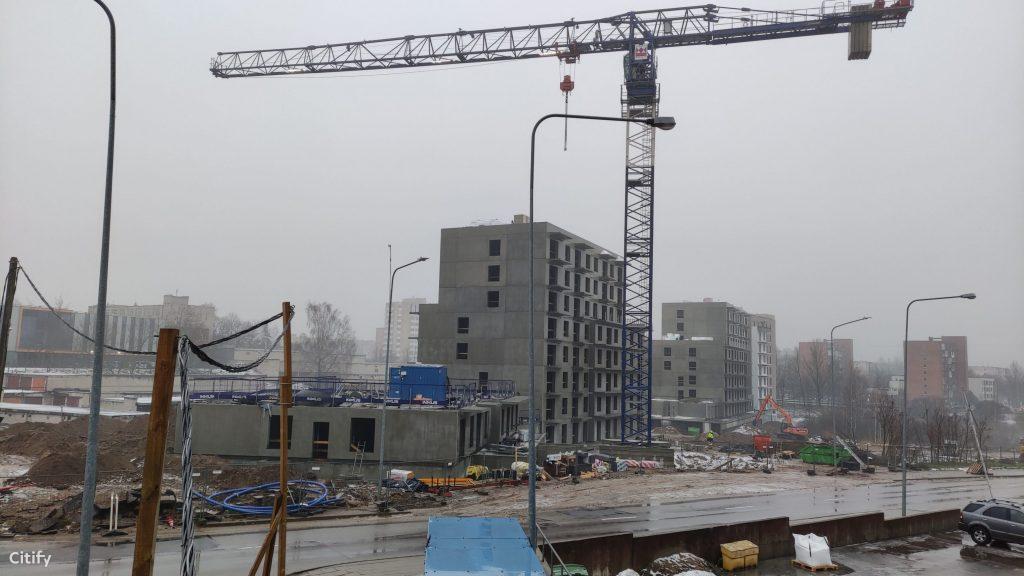 Go Life (Vito Gerulaičio g. 4, Ozo g. 6B) - Daugiabutis - statybų nuotraukos