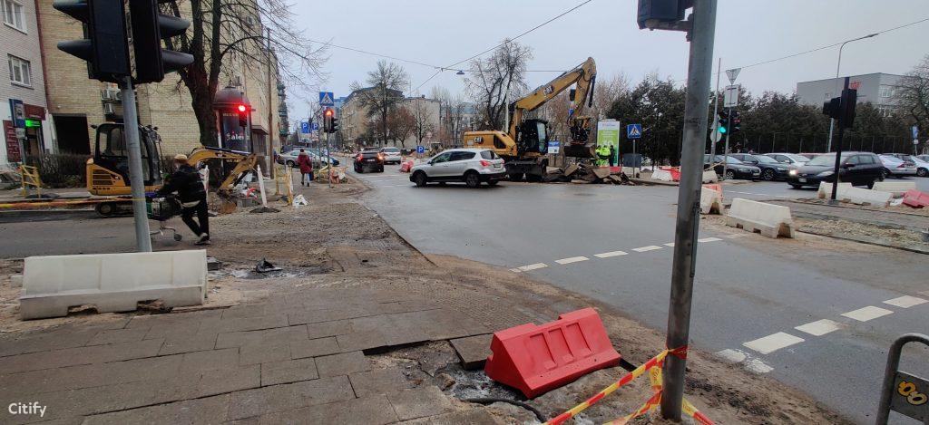 Ramaus eismo T. Ševčenkos g. (T. Ševčenkos g.) - Street - construction photos