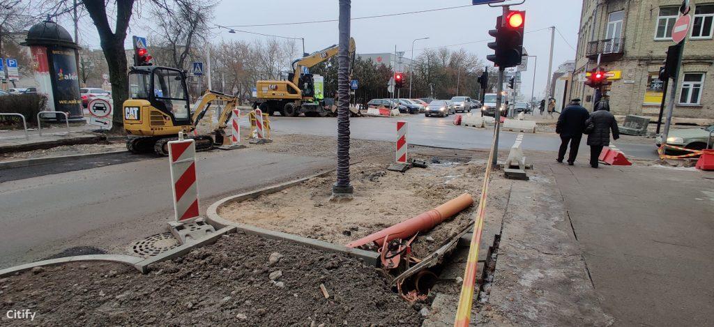Ramaus eismo T. Ševčenkos g. (T. Ševčenkos g.) - Street - construction photos