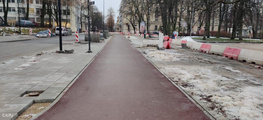 Algirdo g. dviračių takas (Algirdo g.) - Jalgrattatee, Tänav - ehituse fotod