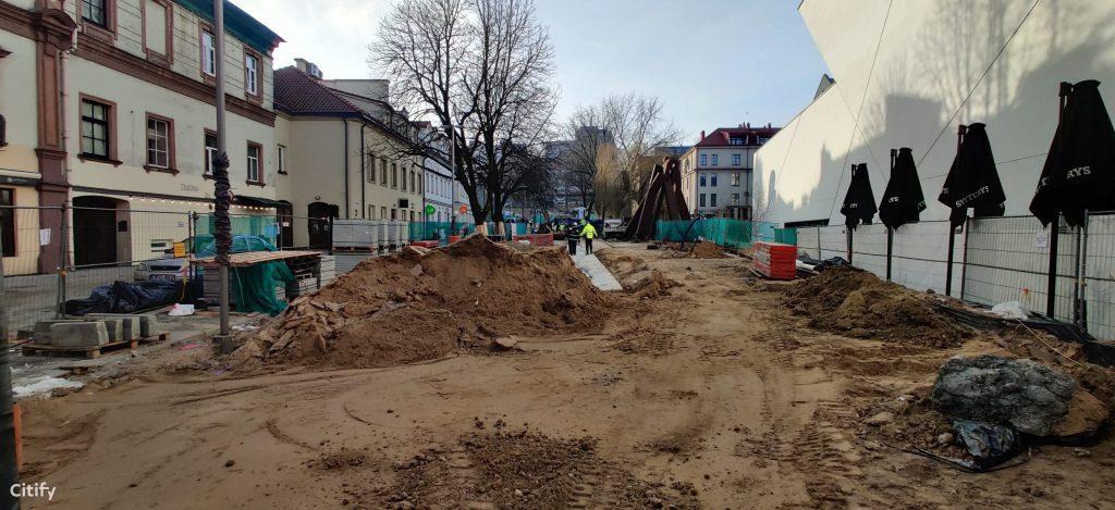 Vingrių šaltinių skveras (Vingrių g.) - Square - construction photos