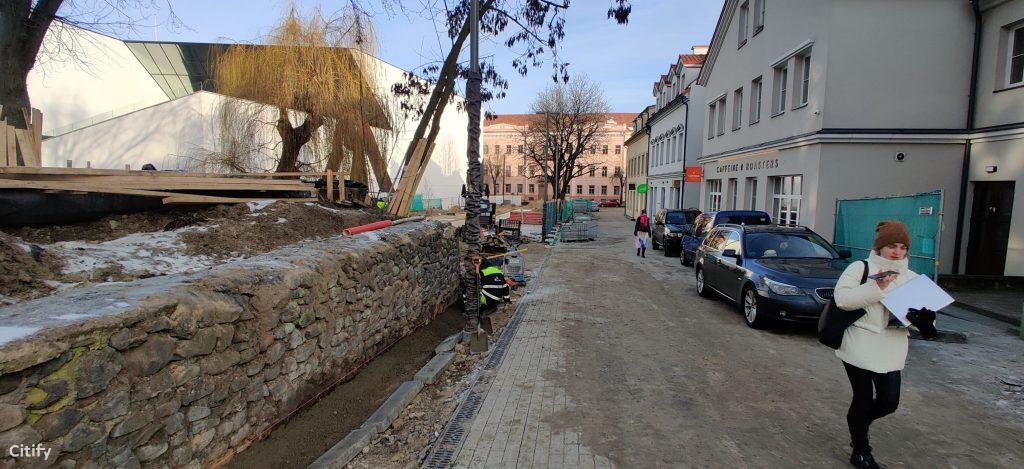 Vingrių šaltinių skveras (Vingrių g.) - Square - construction photos