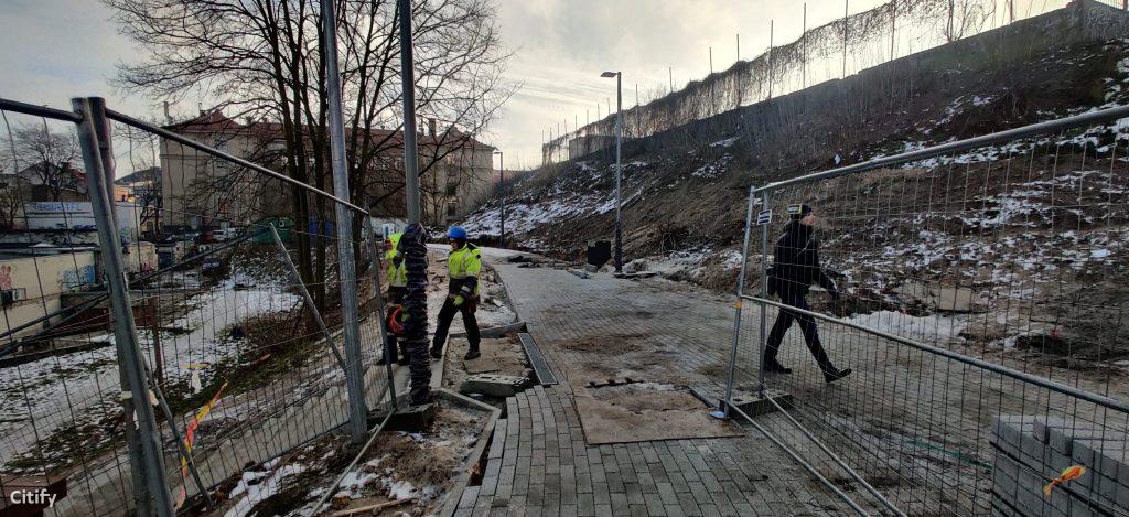 Vingrių šaltinių skveras (Vingrių g.) - Square - construction photos