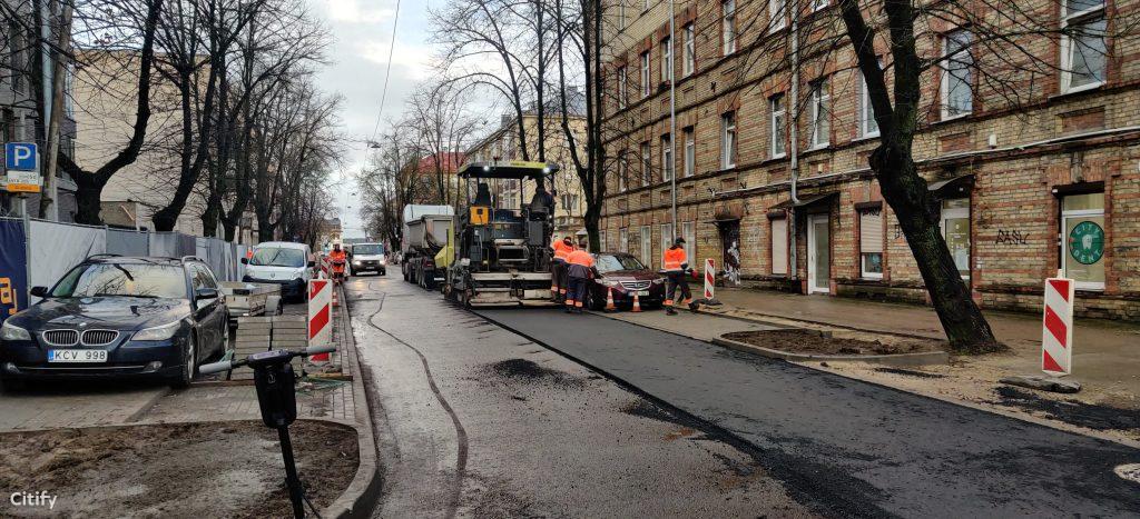Ramaus eismo T. Ševčenkos g. (T. Ševčenkos g.) - Street - construction photos