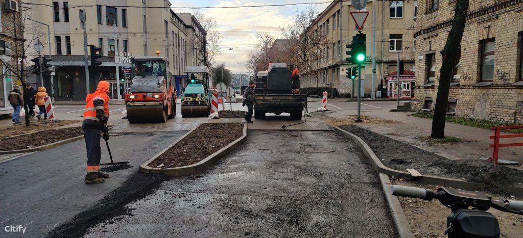 Ramaus eismo T. Ševčenkos g. (T. Ševčenkos g.) - Street - construction photos