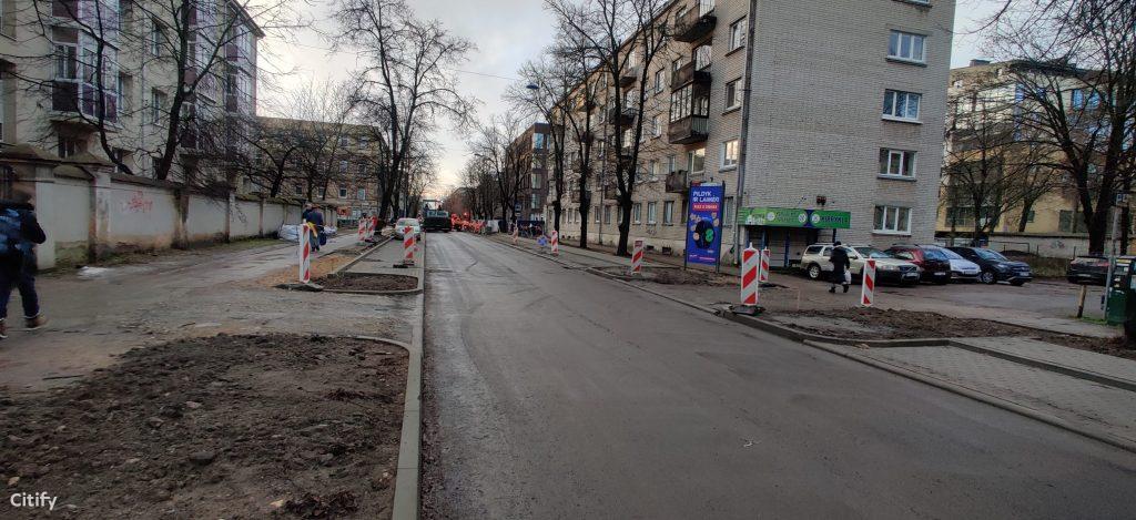 Ramaus eismo T. Ševčenkos g. (T. Ševčenkos g.) - Street - construction photos