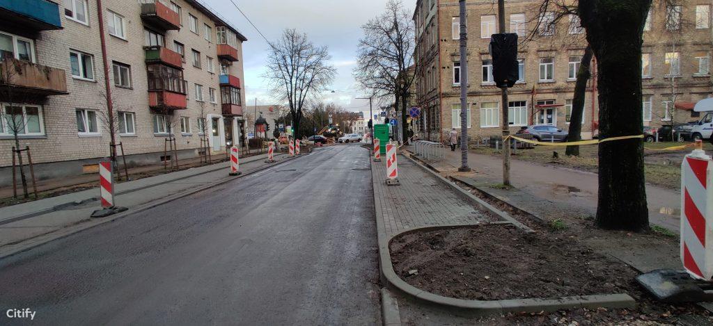 Ramaus eismo T. Ševčenkos g. (T. Ševčenkos g.) - Street - construction photos