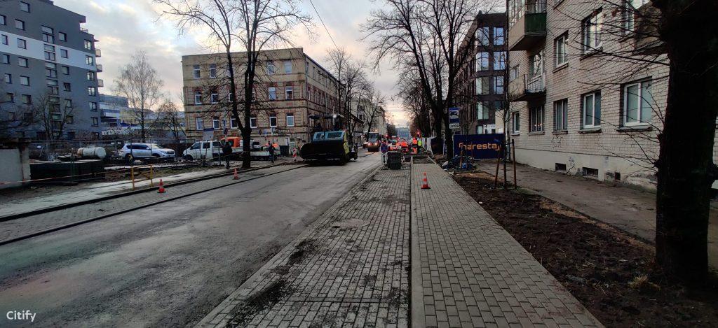 Ramaus eismo T. Ševčenkos g. (T. Ševčenkos g.) - Street - construction photos