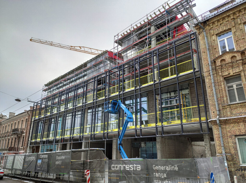 Gallery 4A (J. Basanavičiaus g. 4A) - Multi apartment - construction photos
