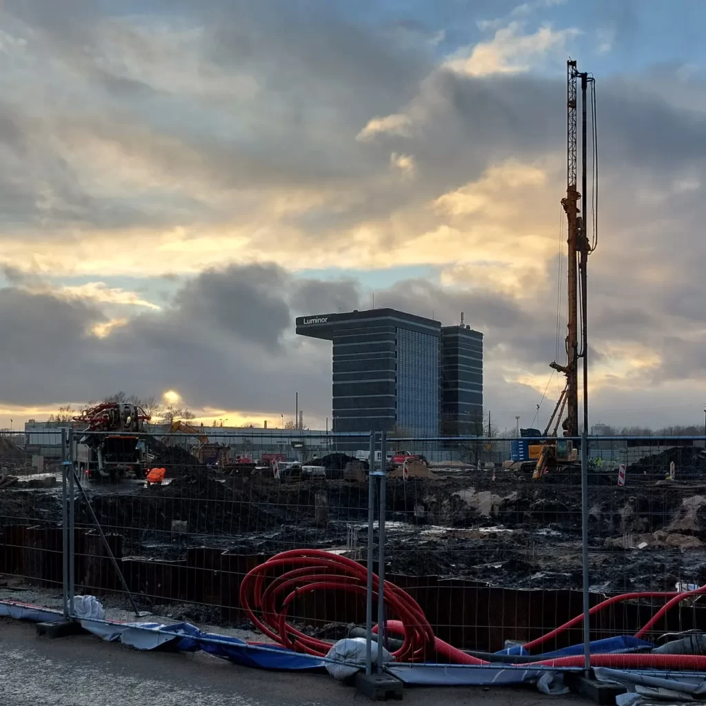 Elemental Business Centre (Skanstes iela 25) - Office center - construction photos