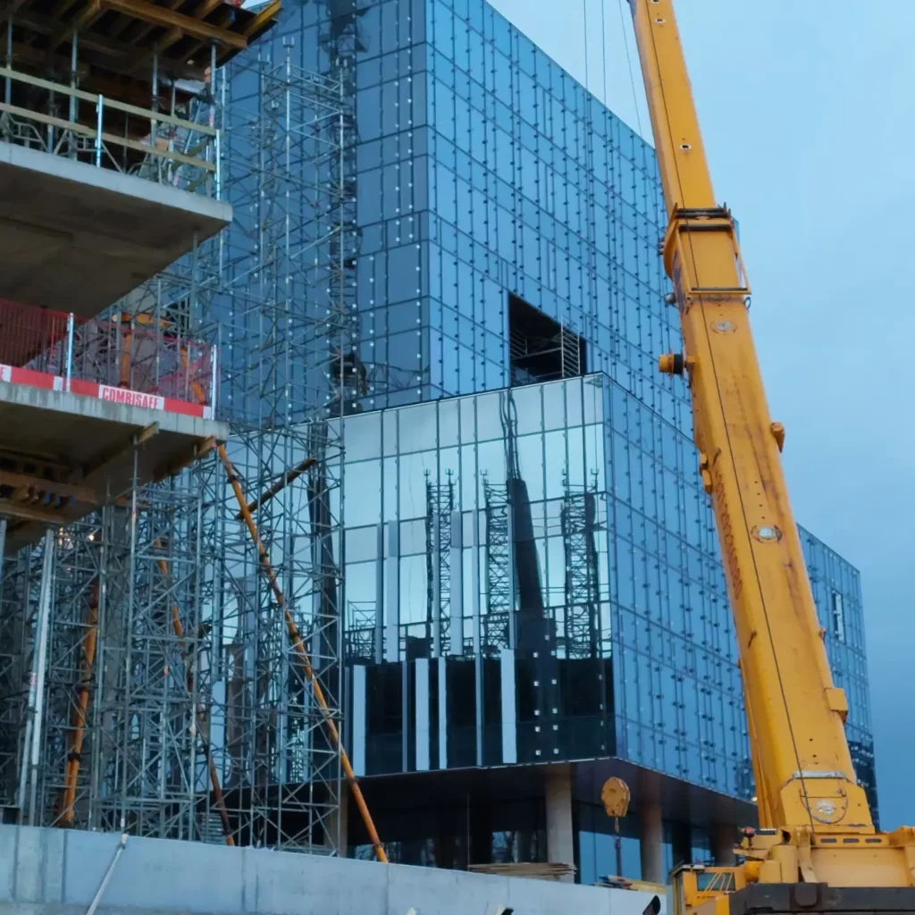 Verde 1. kārta - "A","B" ēkas (Roberta Hirša iela 1) - Office center - construction photos