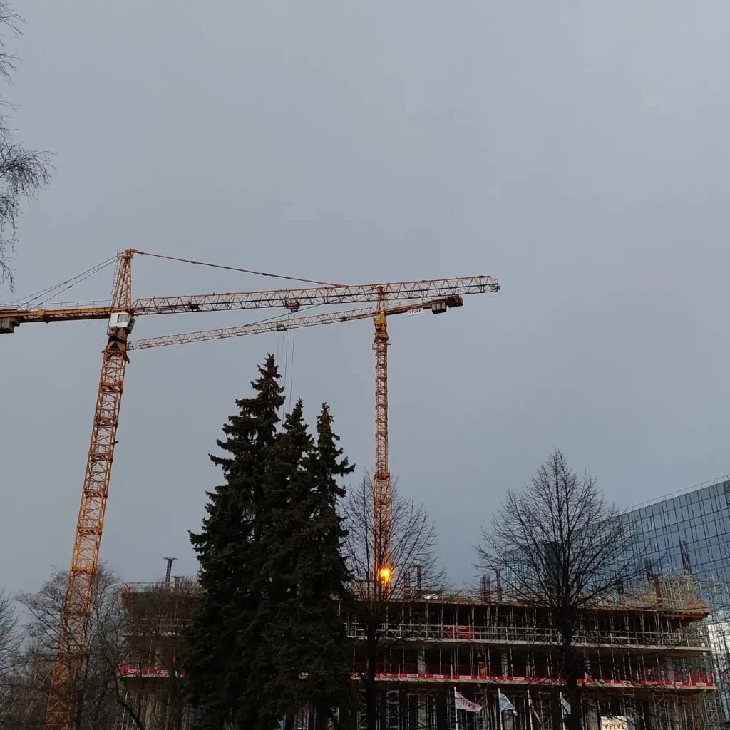 Verde 1. kārta - "A","B" ēkas (Roberta Hirša iela 1) - Office center - construction photos