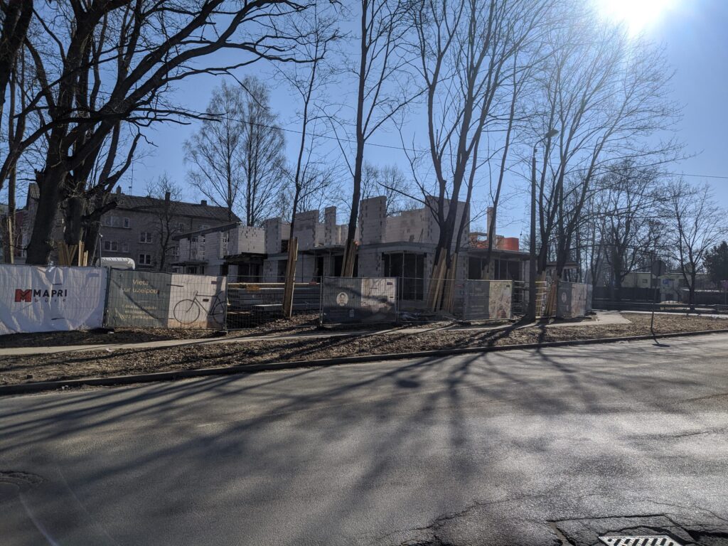 Parka kvartāls 1 kārta (Mazā Stērstu iela 4) - Multi apartment - construction photos