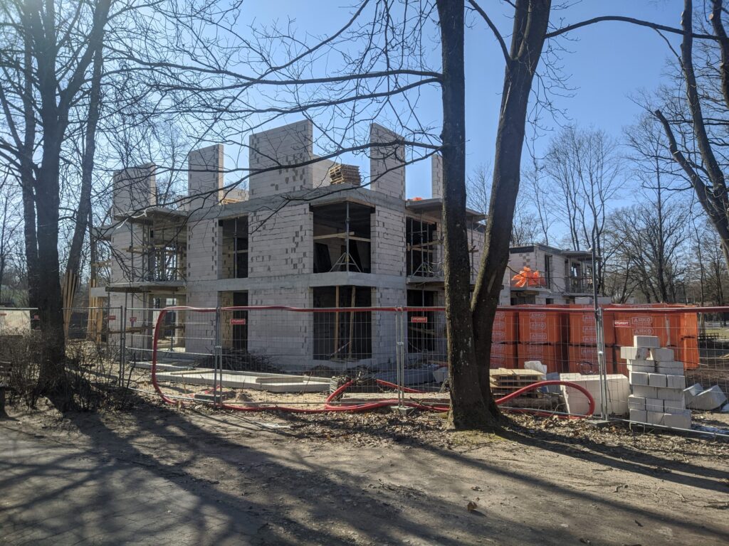 Parka kvartāls 1 kārta (Mazā Stērstu iela 4) - Multi apartment - construction photos