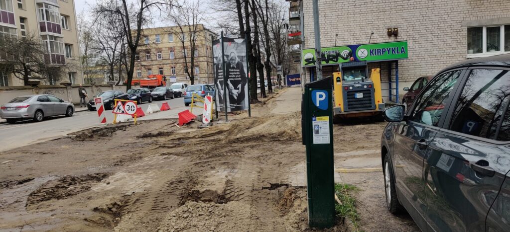 Ramaus eismo T. Ševčenkos g. (T. Ševčenkos g.) - Street - construction photos