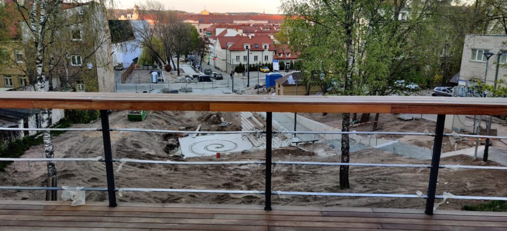 Vingrių šaltinių skveras (Vingrių g.) - Square - construction photos