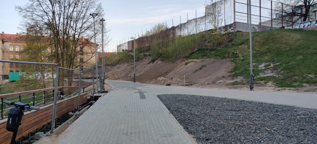 Vingrių šaltinių skveras (Vingrių g.) - Square - construction photos