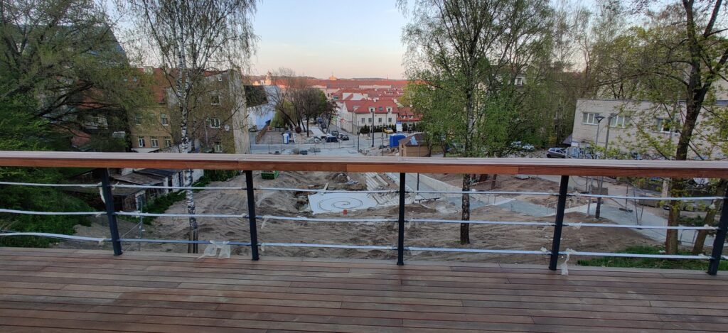 Vingrių šaltinių skveras (Vingrių g.) - Square - construction photos