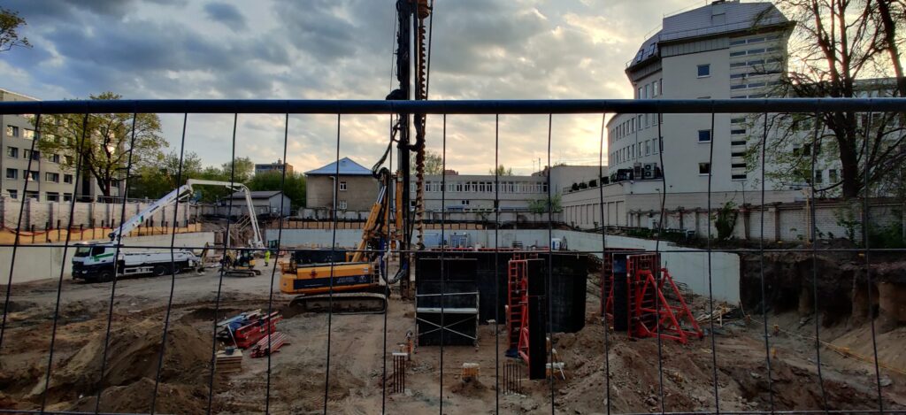 Algirdo 3 (Algirdo g. 3) - Multi apartment - construction photos