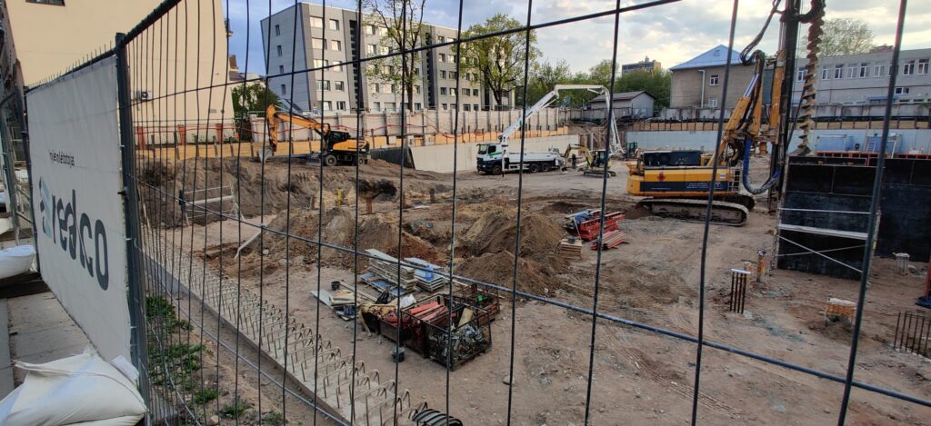 Algirdo 3 (Algirdo g. 3) - Multi apartment - construction photos