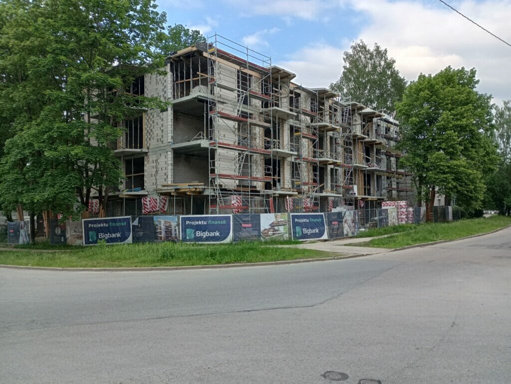 Parka kvartāls 1 kārta (Mazā Stērstu iela 4) - Multi apartment - construction photos