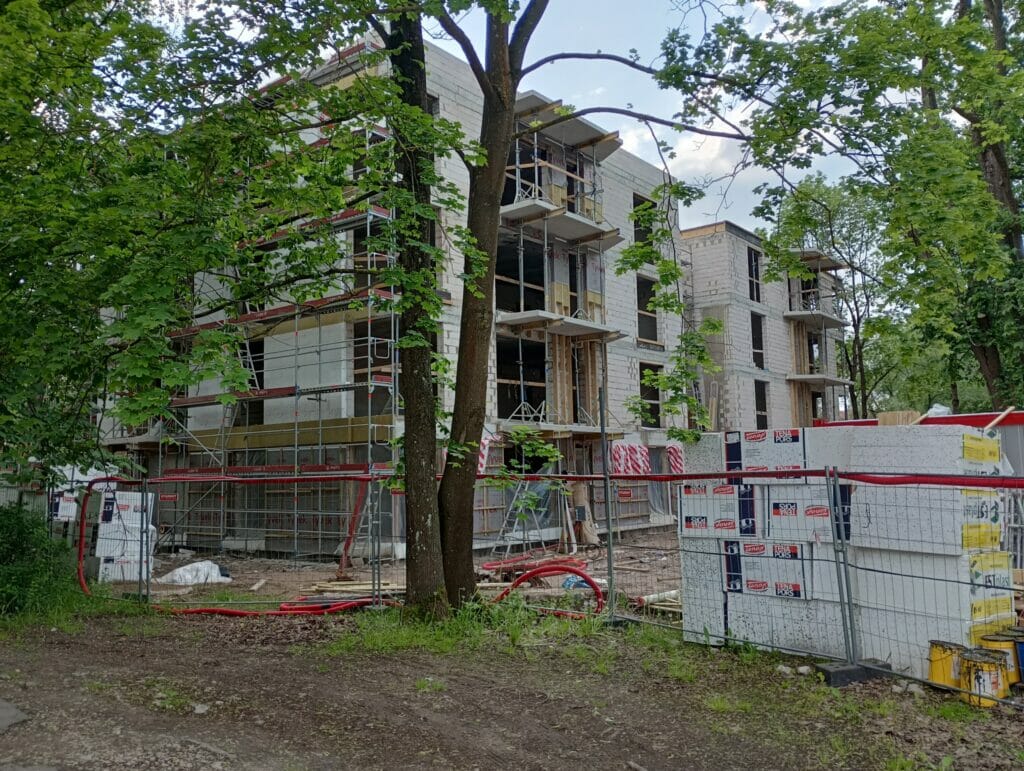 Parka kvartāls 1 kārta (Mazā Stērstu iela 4) - Multi apartment - construction photos